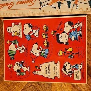 Hallmark Snoopy Peanuts stickers
